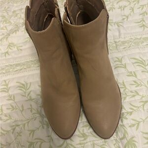 MIA Taupe Ankle Booties